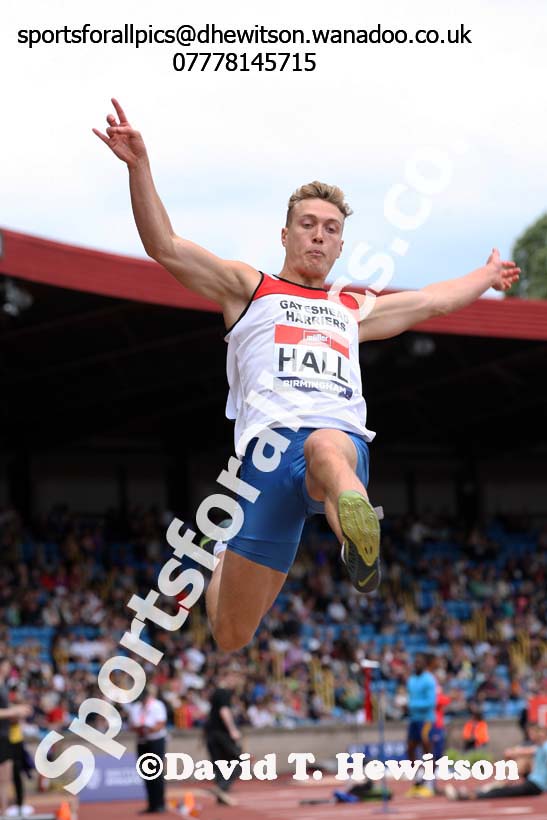 Mens long jump, British Championships, Birmingham. Photo: David T. Hewitson/Sports for All Pics
